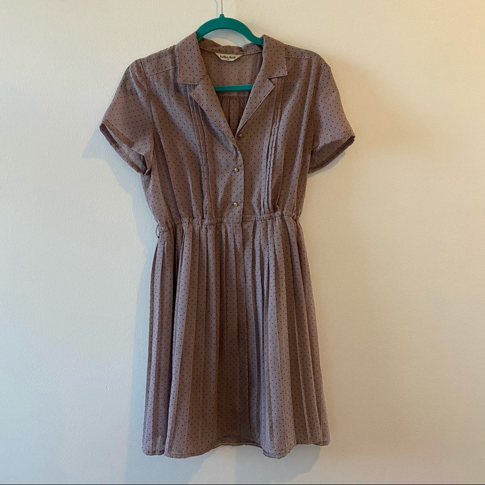 Vintage polka dot house dress
